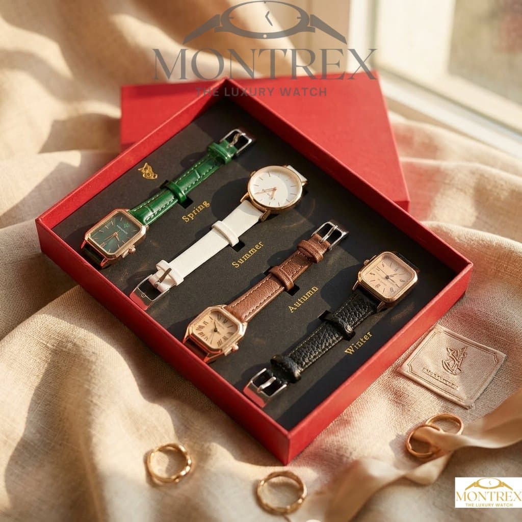 LOCKY FOX COFFRET ( 4 MONTRES ) — 2