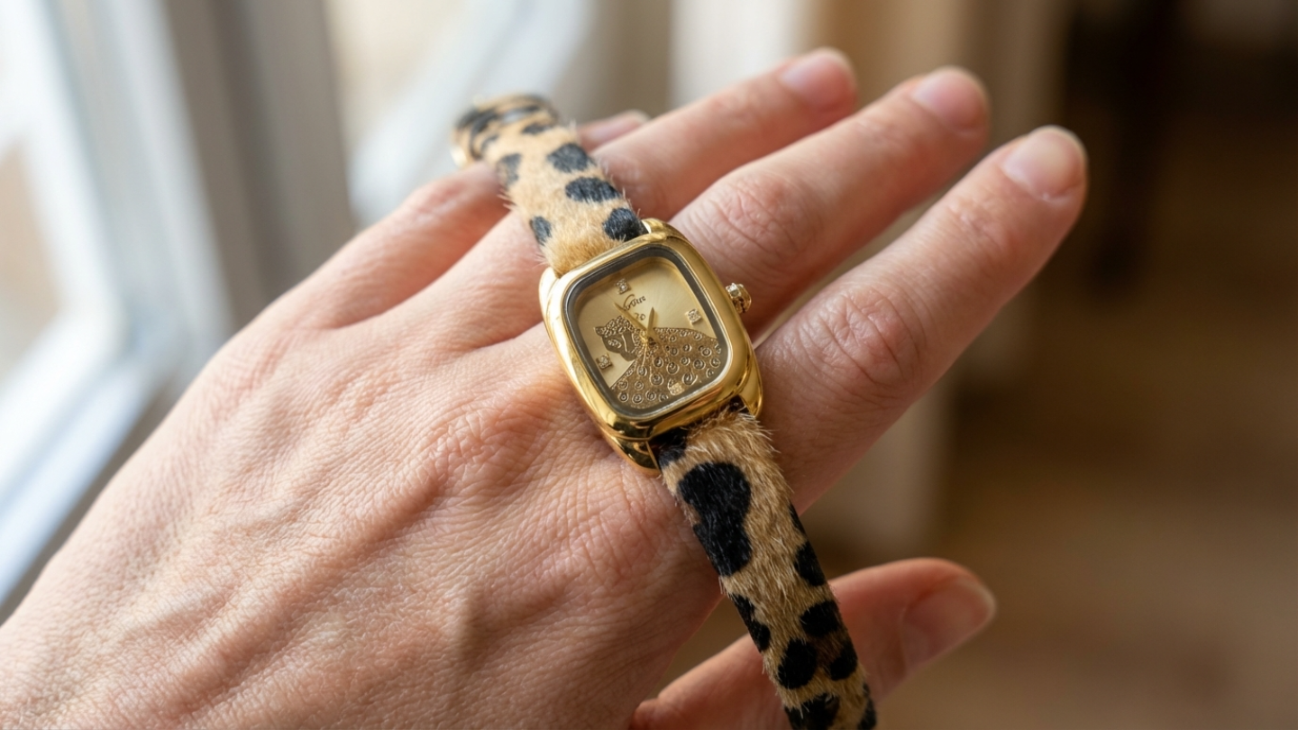 Montre Famme Leopard